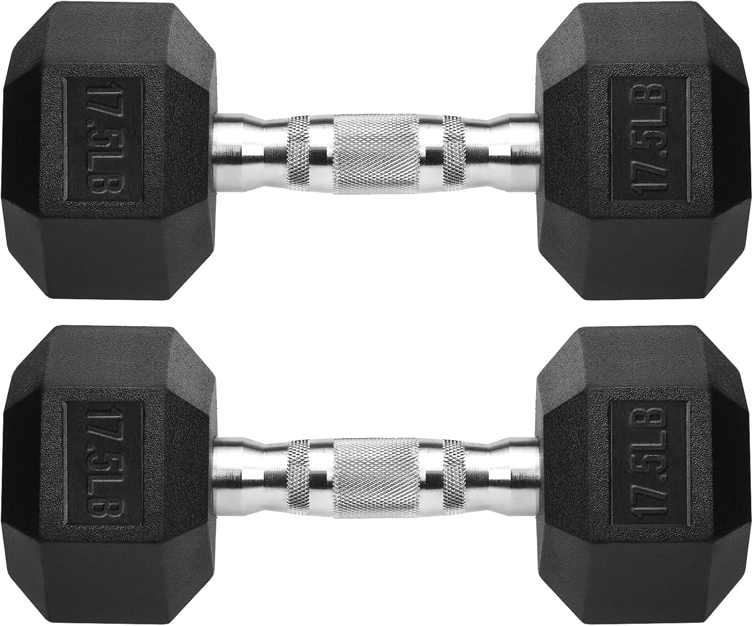 Home Gym Full Setup - Dumbbell Hexagonal Berlapis Karet Besi Cor