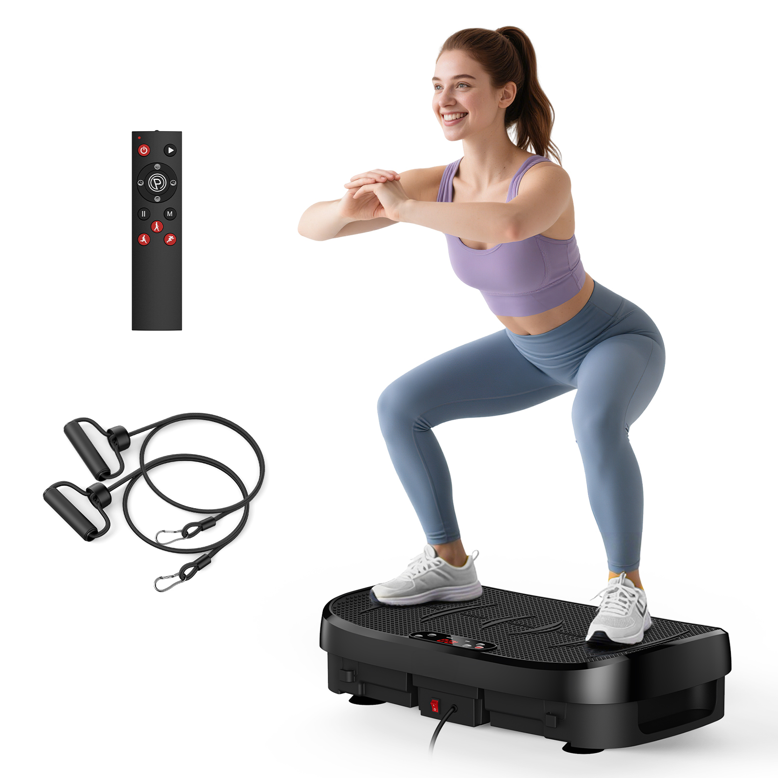 Home Gym Rig - Papan Getar Pembakar Lemak Platform Kebugaran