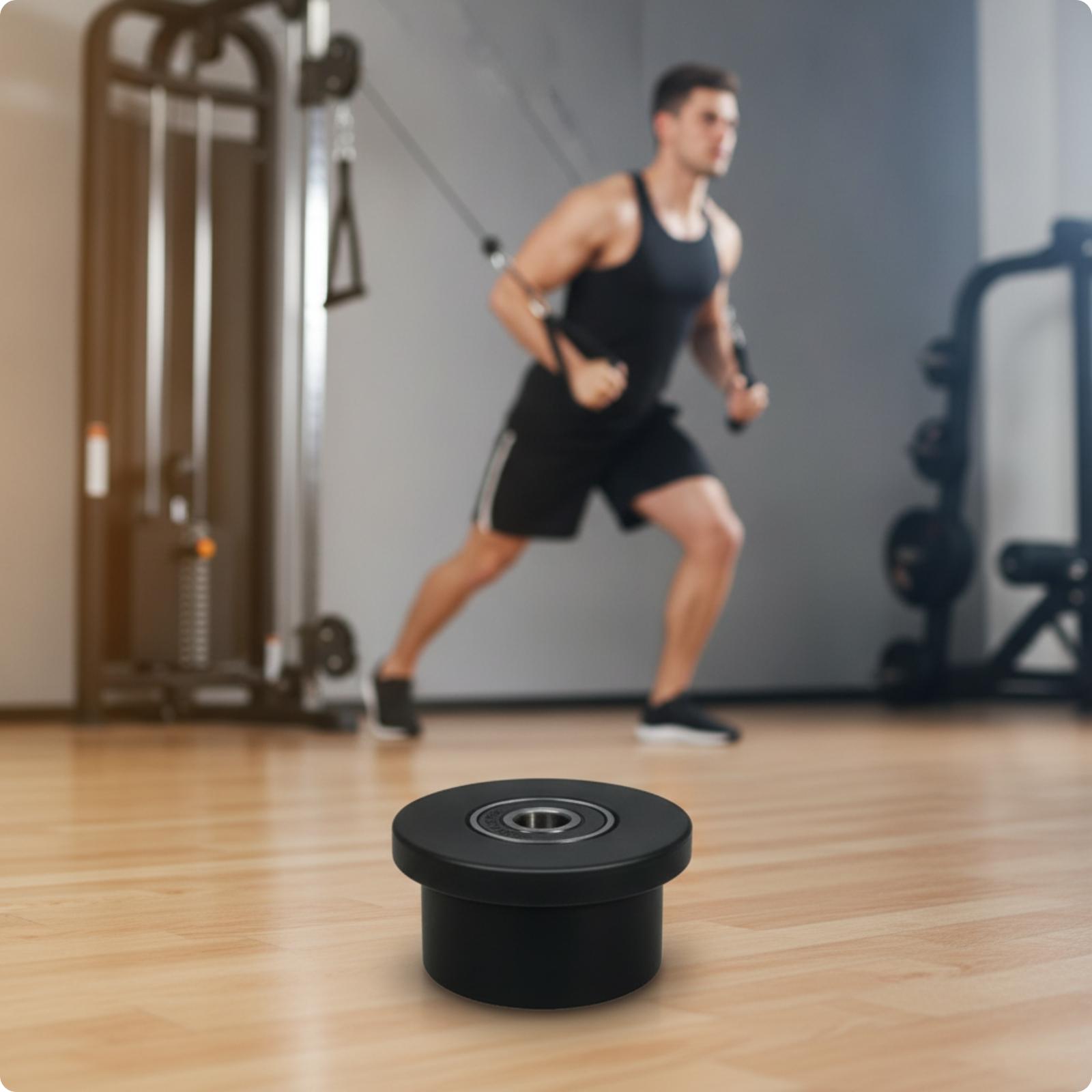 Home Gym Guide - Roda Katrol dengan Bantalan, Roda Pemandu
