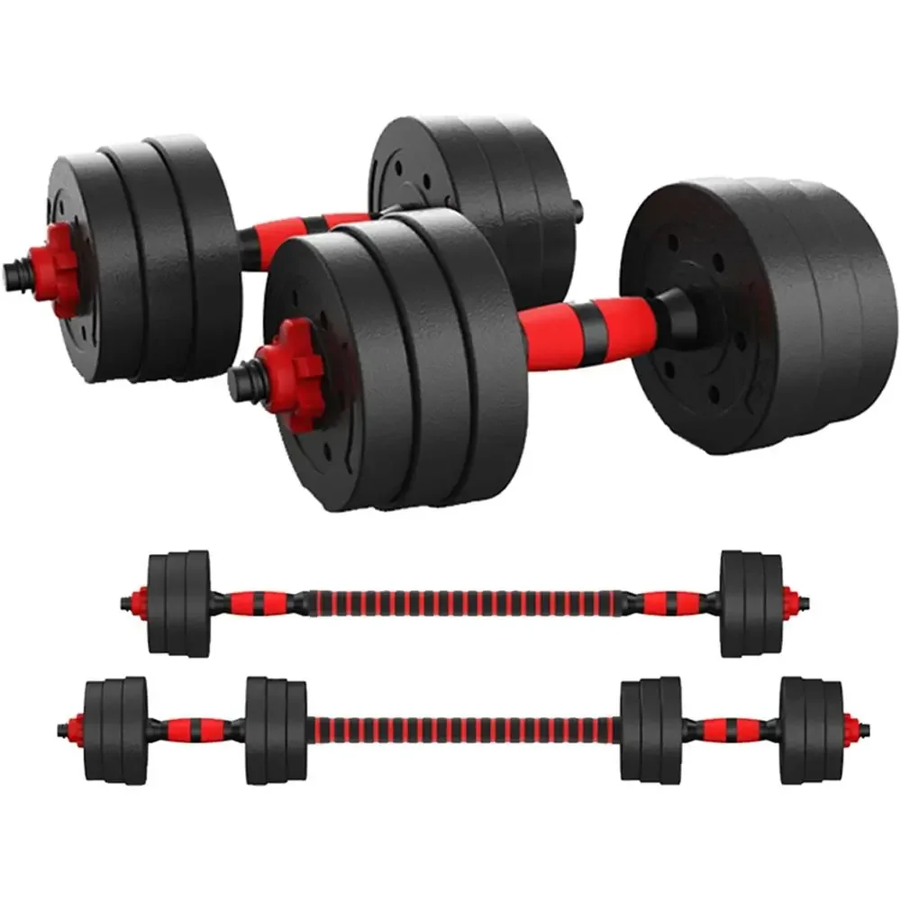 Home Gym Dumbbell Set - Set Dumbbell 44Lb yang Dapat Disesuaikan