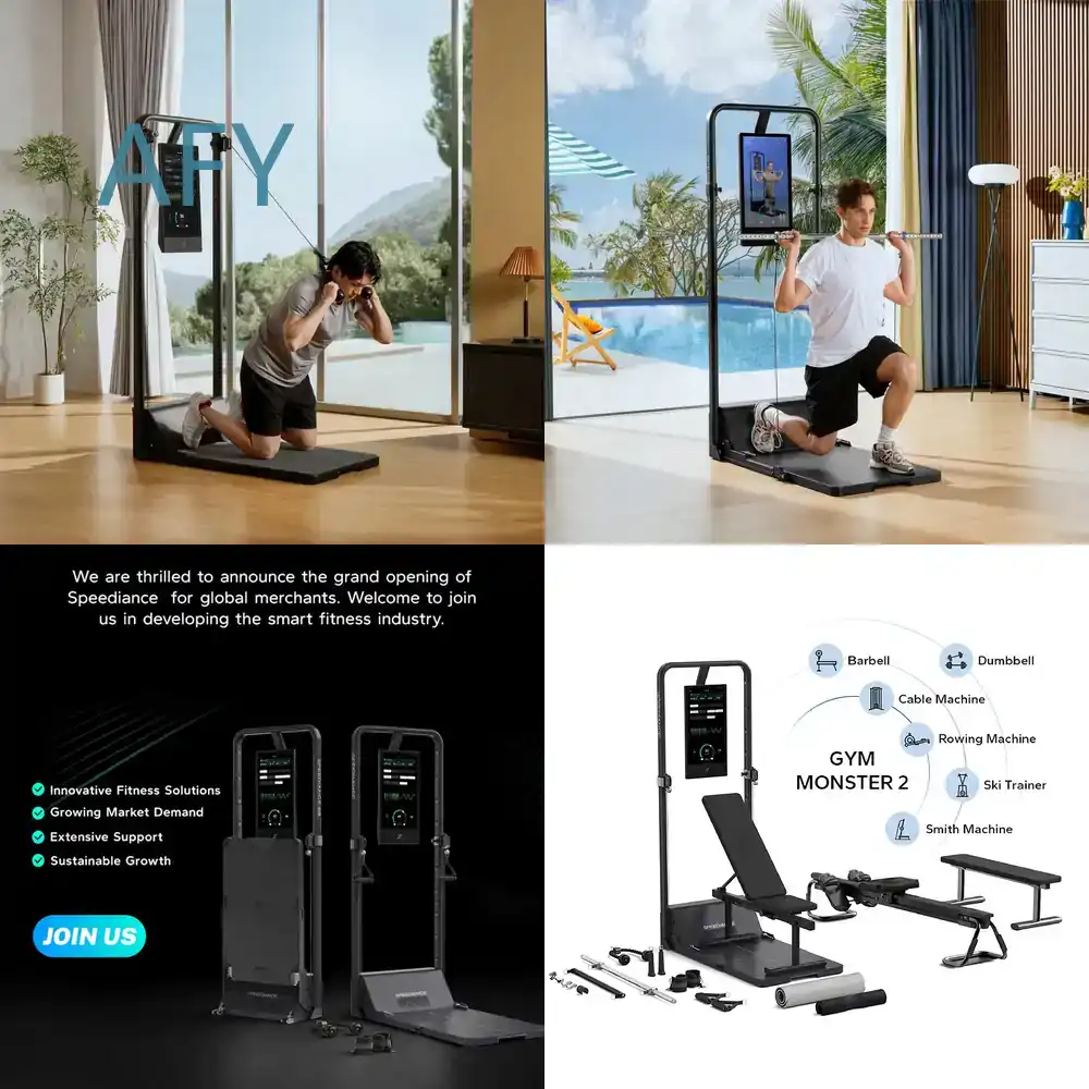 Home Gym Installation - Peralatan Kebugaran Speediance All in One