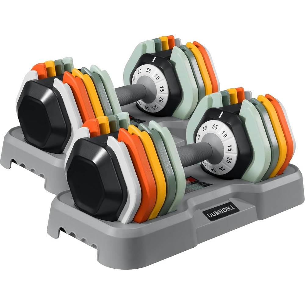 Home Gym Dumbbell Set - Set Dumbbell yang Dapat Disesuaikan -