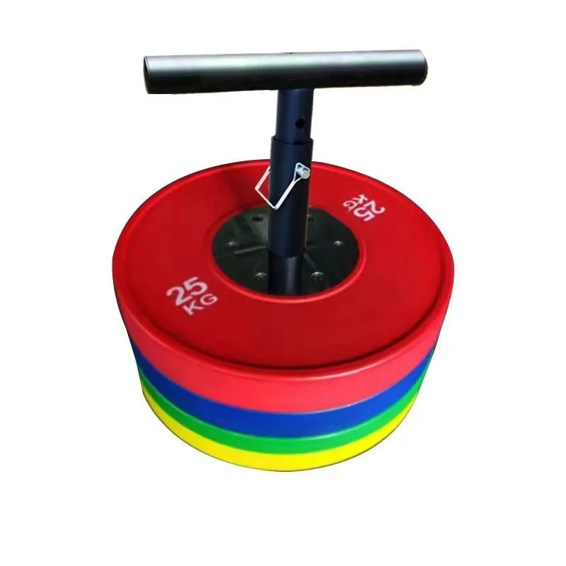 Home Gym Dumbbell Set - Pegangan T-Kettlebell yang Dapat Disesuaikan, Alat