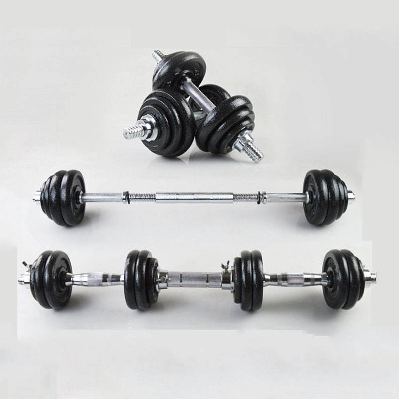 Home Gym Dumbbell Set - Set Kombinasi Barbel Dumbbell Baja 10kg-55kg