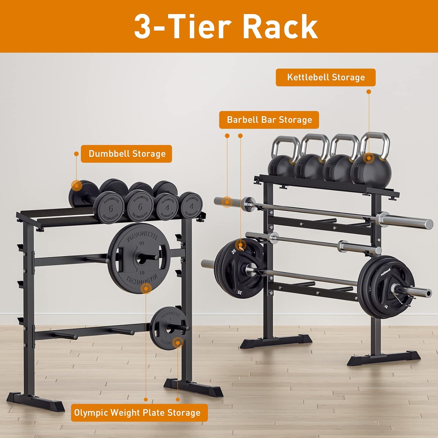Rak Penyimpanan Beban Latihan  - Home Gym Usa ulasan dan harga