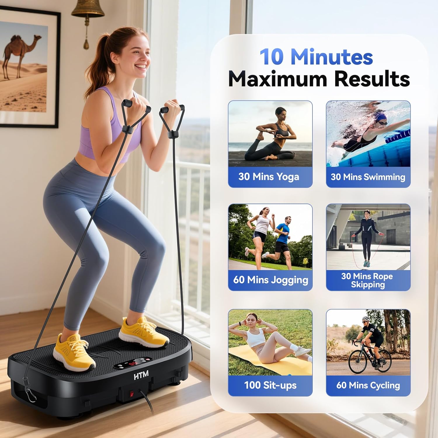 Papan Getar Pembakar Lemak Pla - Home Gym Rig ulasan dan harga