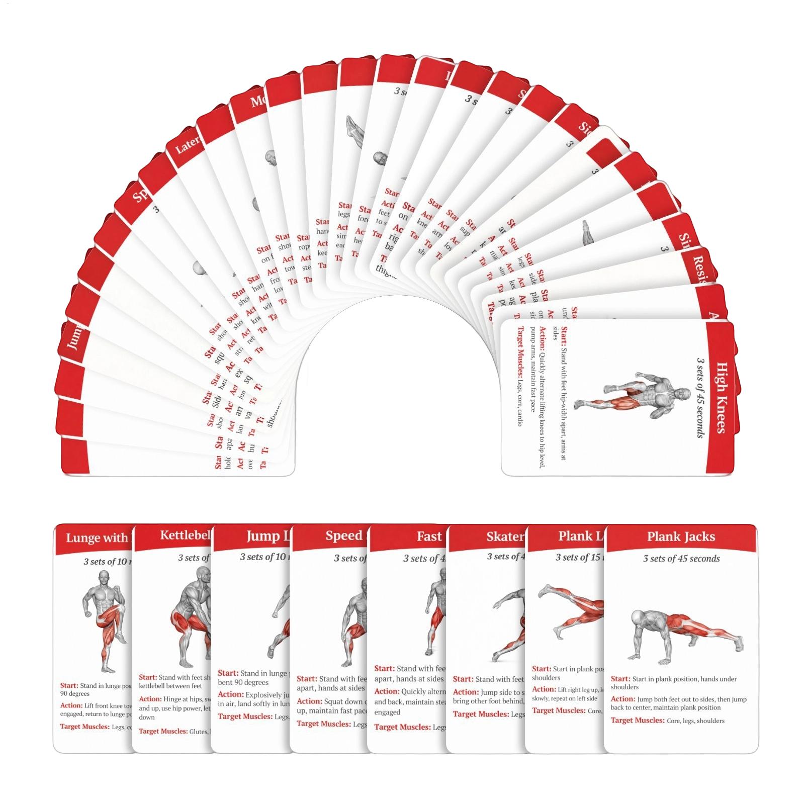 Kartu Latihan 36 Buah Kartu Po - Home Gym Guide ulasan dan harga