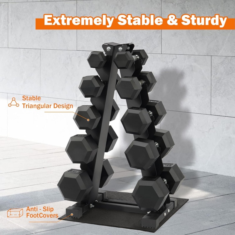 Rak Penyimpanan Set Dumbbell H - Home Gym Dumbbell Set ulasan dan harga