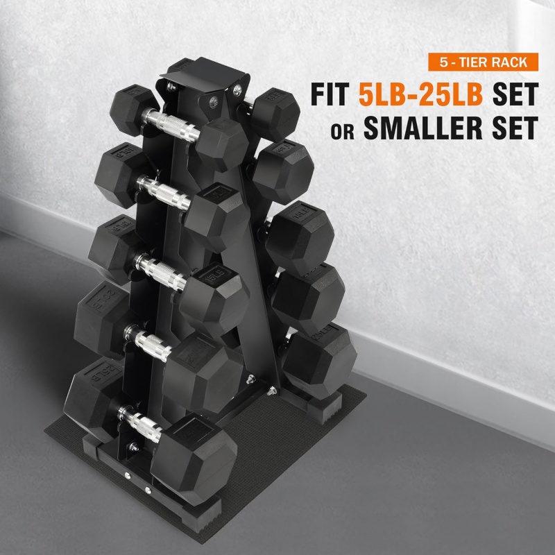 Rak Penyimpanan Set Dumbbell H - Home Gym Dumbbell Set ulasan dan harga