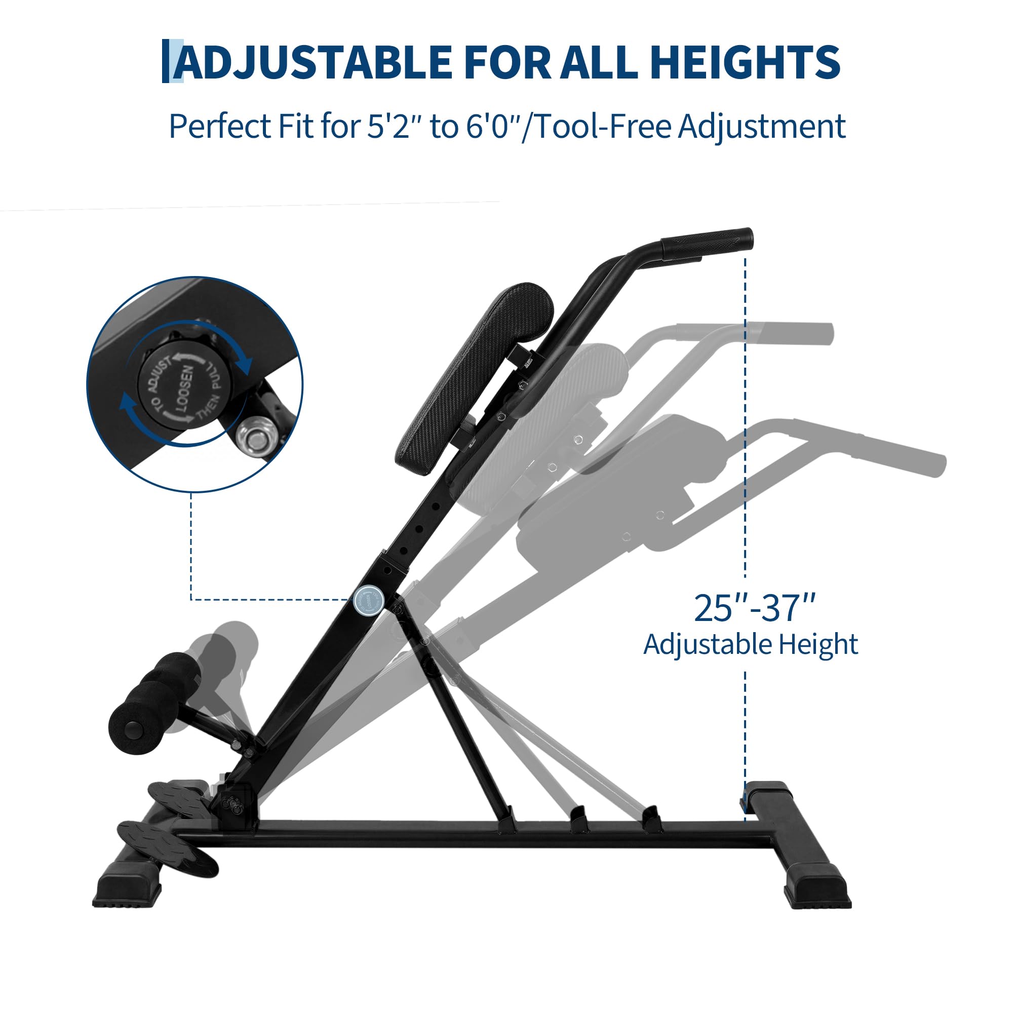 Bangku Hiperestensi Roman Chai - Home Gym Hamstring Exercises ulasan dan harga