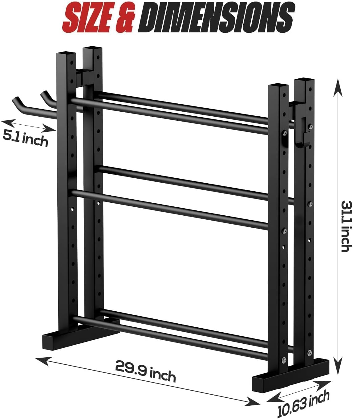 Rak Dumbbell 3 Tingkat untuk P - Home Gym Usa ulasan dan harga
