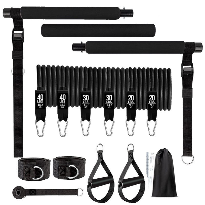 Resistance Band 180lbs dengan  - Home Gym Full Setup ulasan dan harga