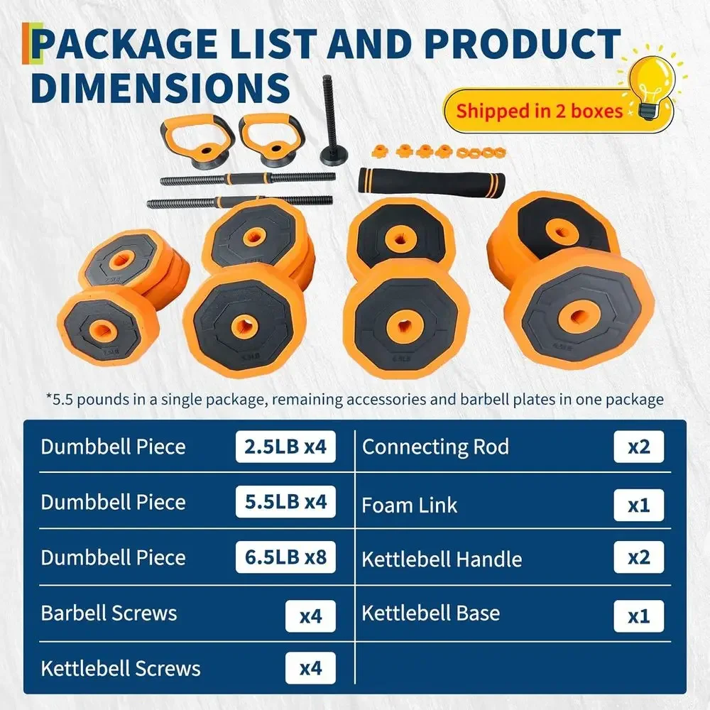 Set Gym Rumahan 4-in-1 yang Da - Home Gym Dumbbell Set ulasan dan harga