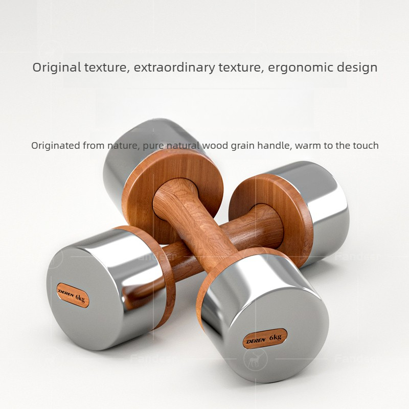 Set Dumbbell Kayu & Baja yang  - Home Gym Dumbbell Set ulasan dan harga