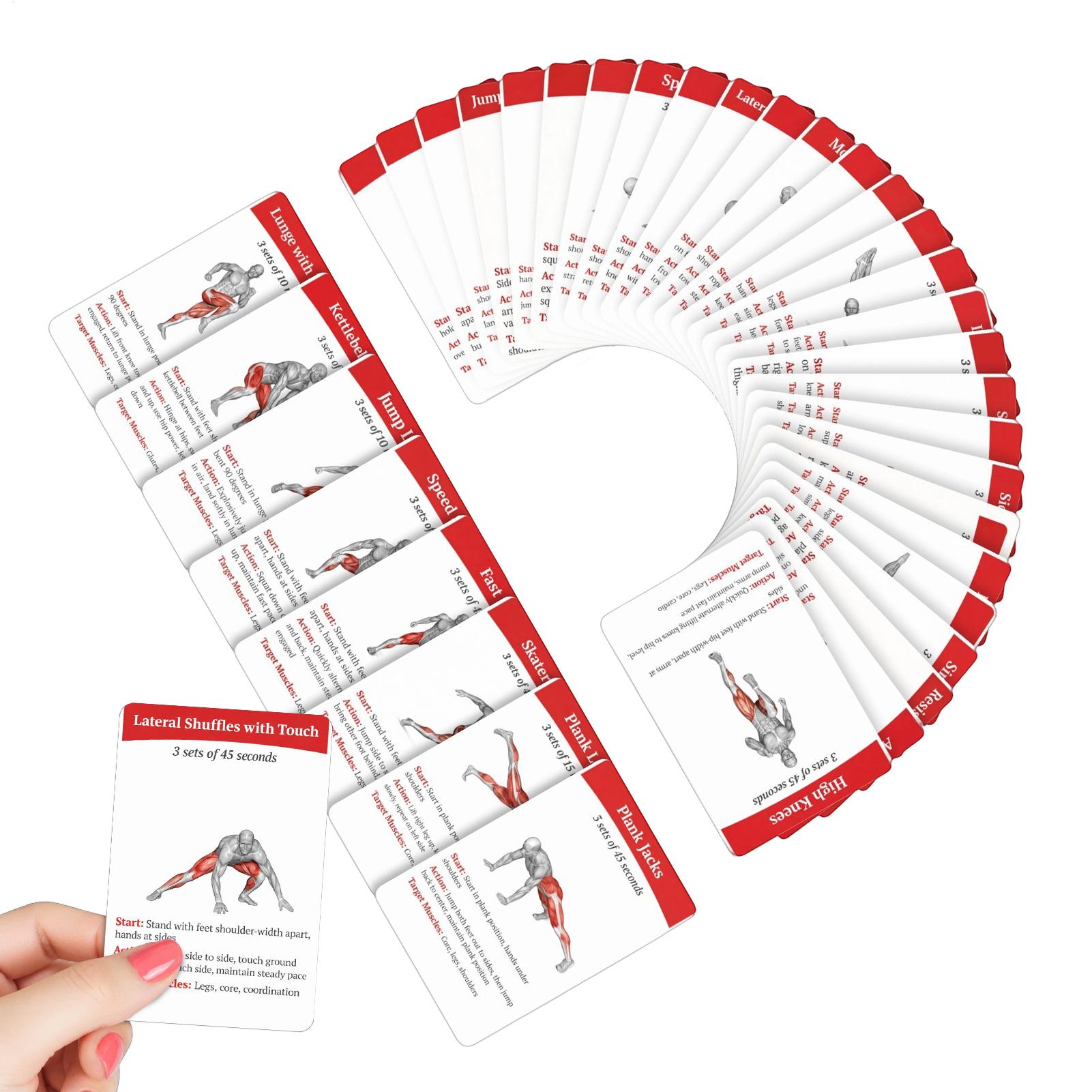 Kartu Latihan 36 Buah Kartu Po - Home Gym Guide ulasan dan harga