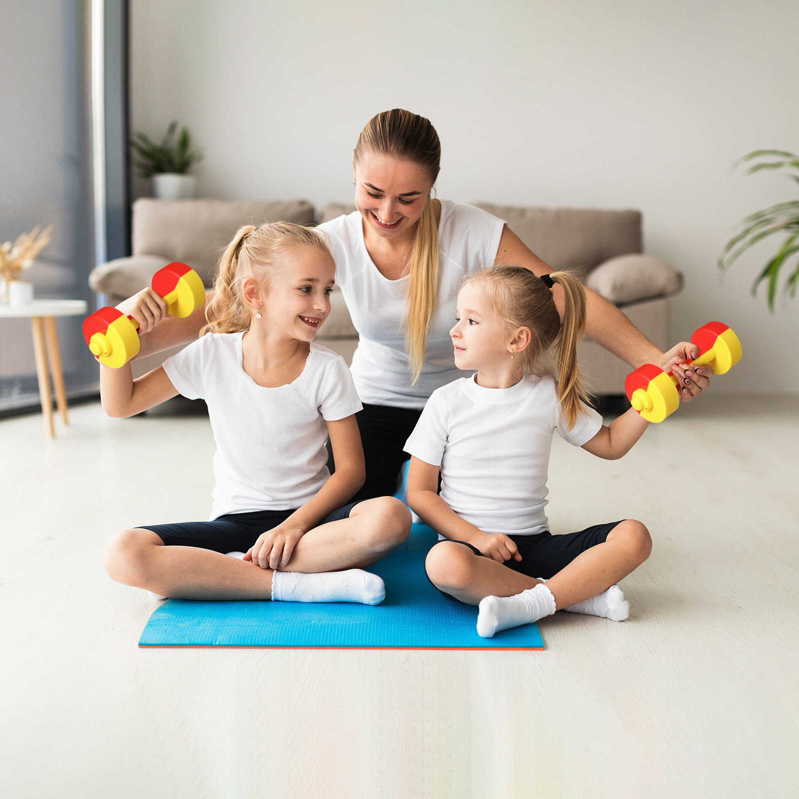 1 Pasang Alat Fitness Anak-ana - Home Gym Kids ulasan dan harga
