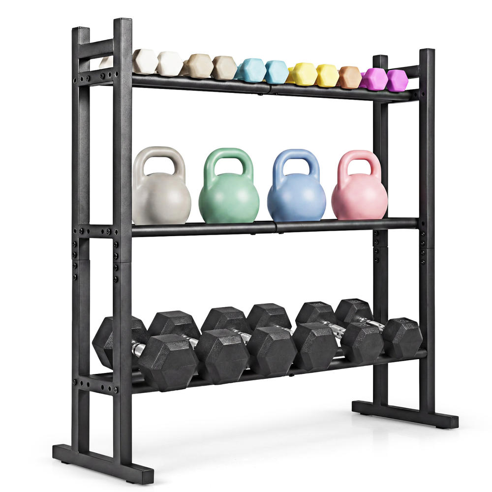 Rak Dumbbell 3 Tingkat Heavy D - Home Gym Usa ulasan dan harga