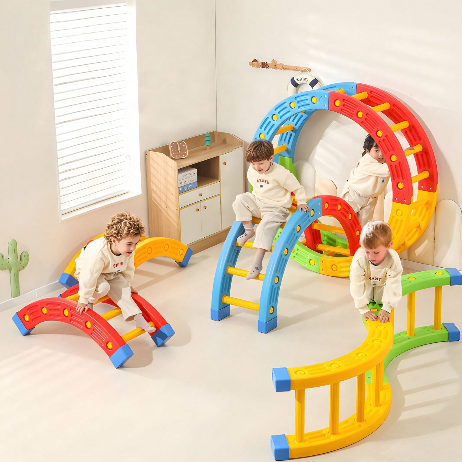 GCCSJ Mainan Panjat Anak 2-In- - Home Gym Kids ulasan dan harga
