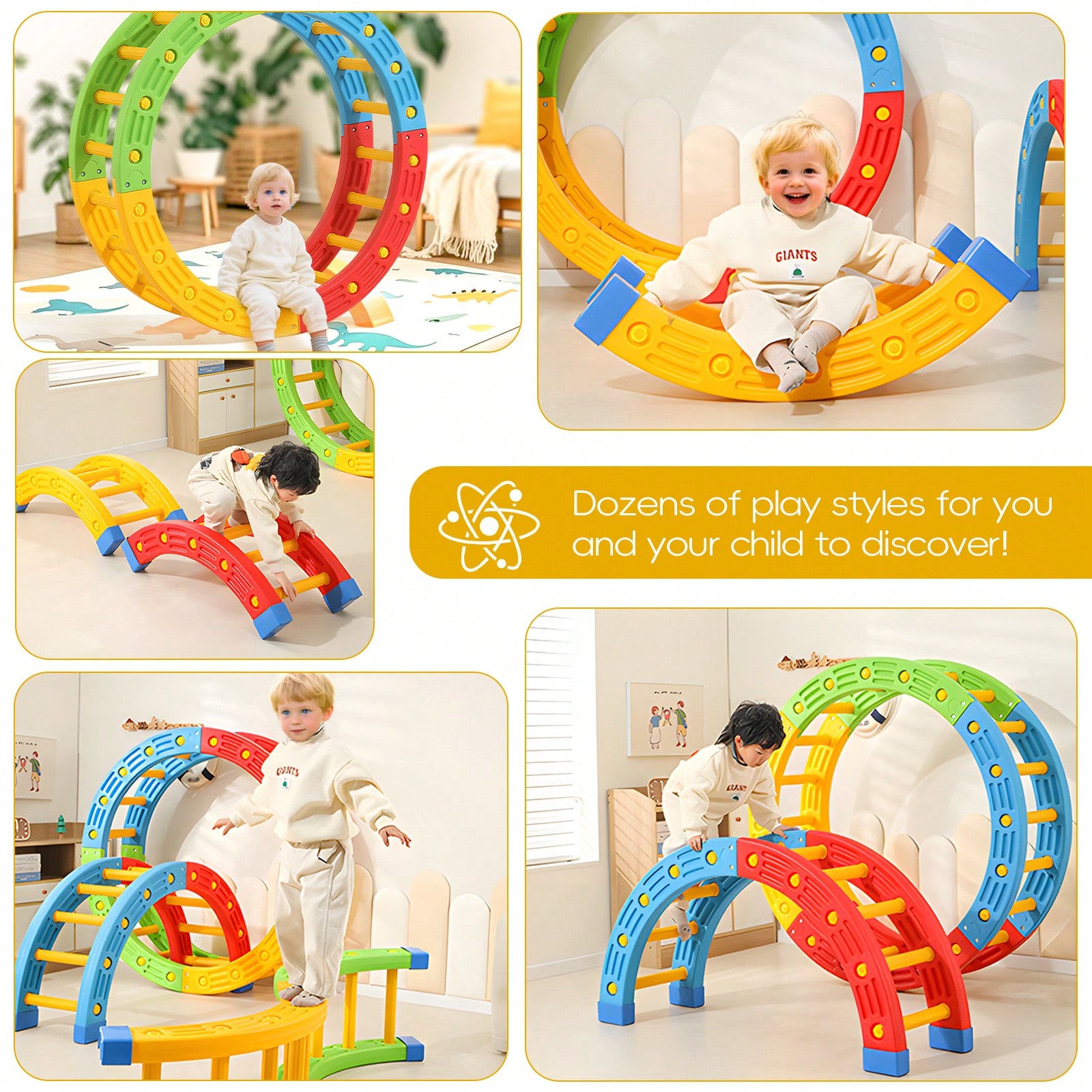 GCCSJ Mainan Panjat Anak 2-In- - Home Gym Kids ulasan dan harga