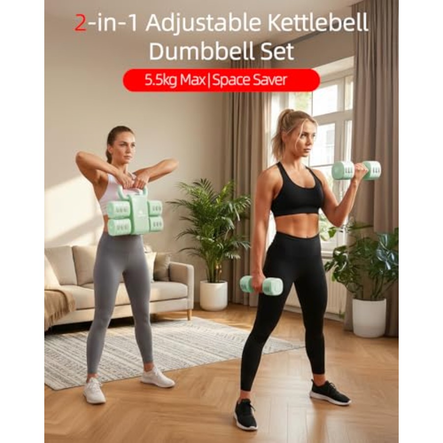 Set dumbbell gym rumahan: 4-in - Home Gym Dumbbell Set ulasan dan harga