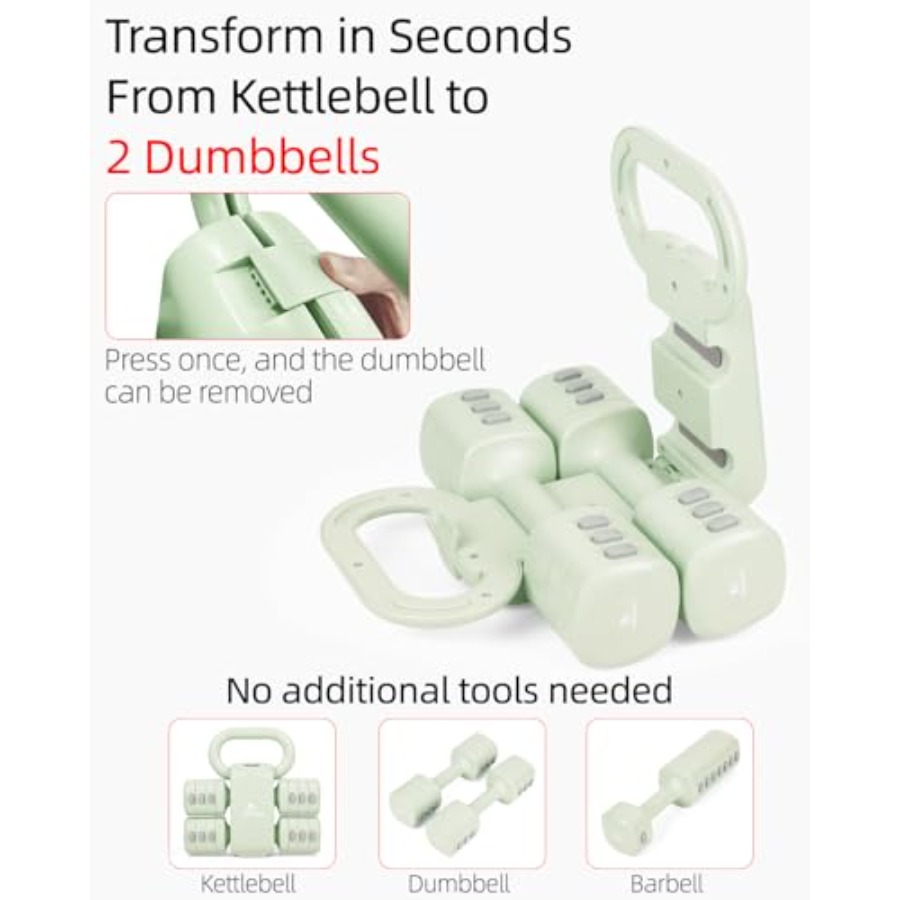 Set dumbbell gym rumahan: 4-in - Home Gym Dumbbell Set ulasan dan harga