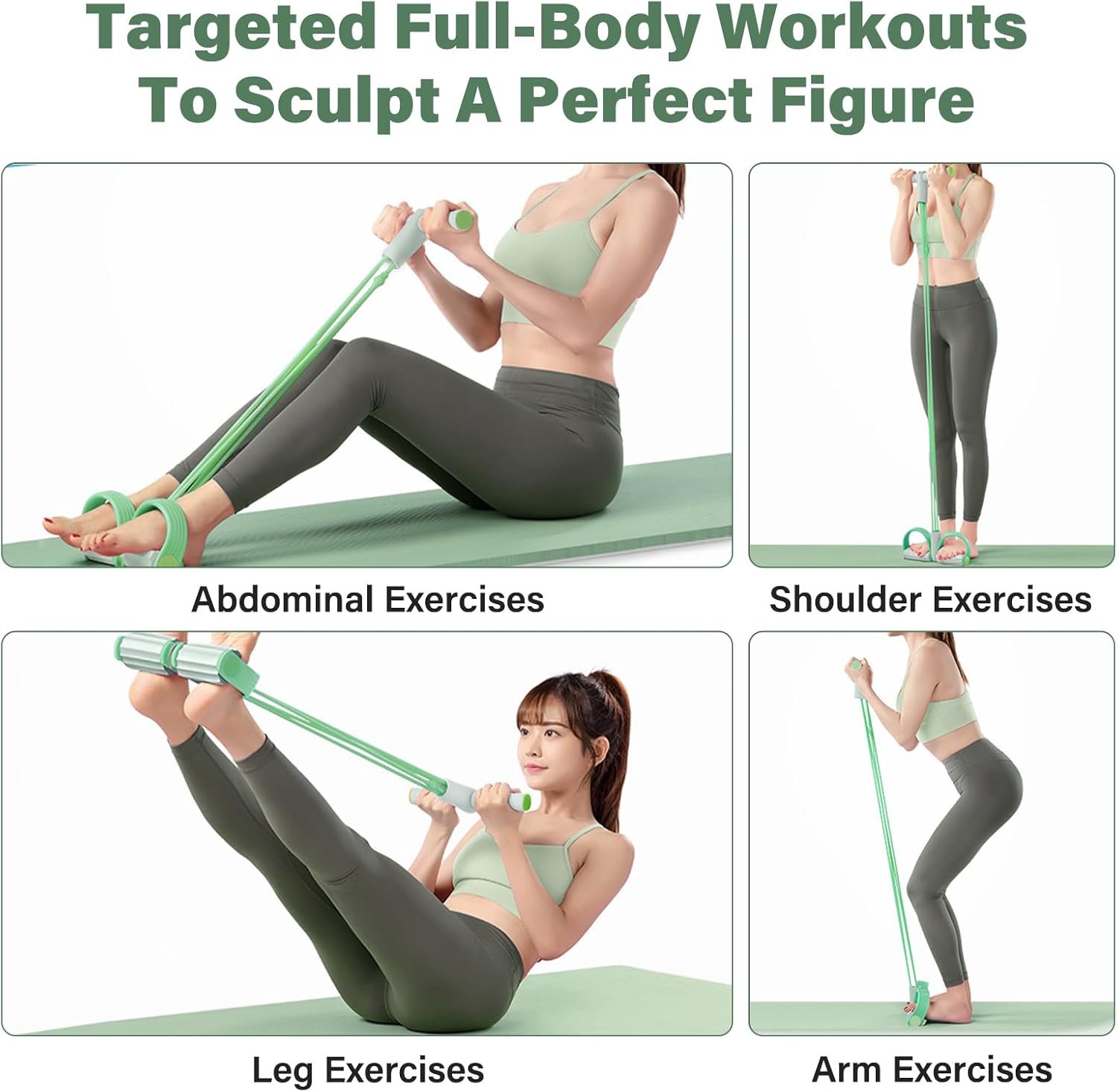 6 Tabung Karet Alami dengan Pe - Home Gym Full Setup ulasan dan harga