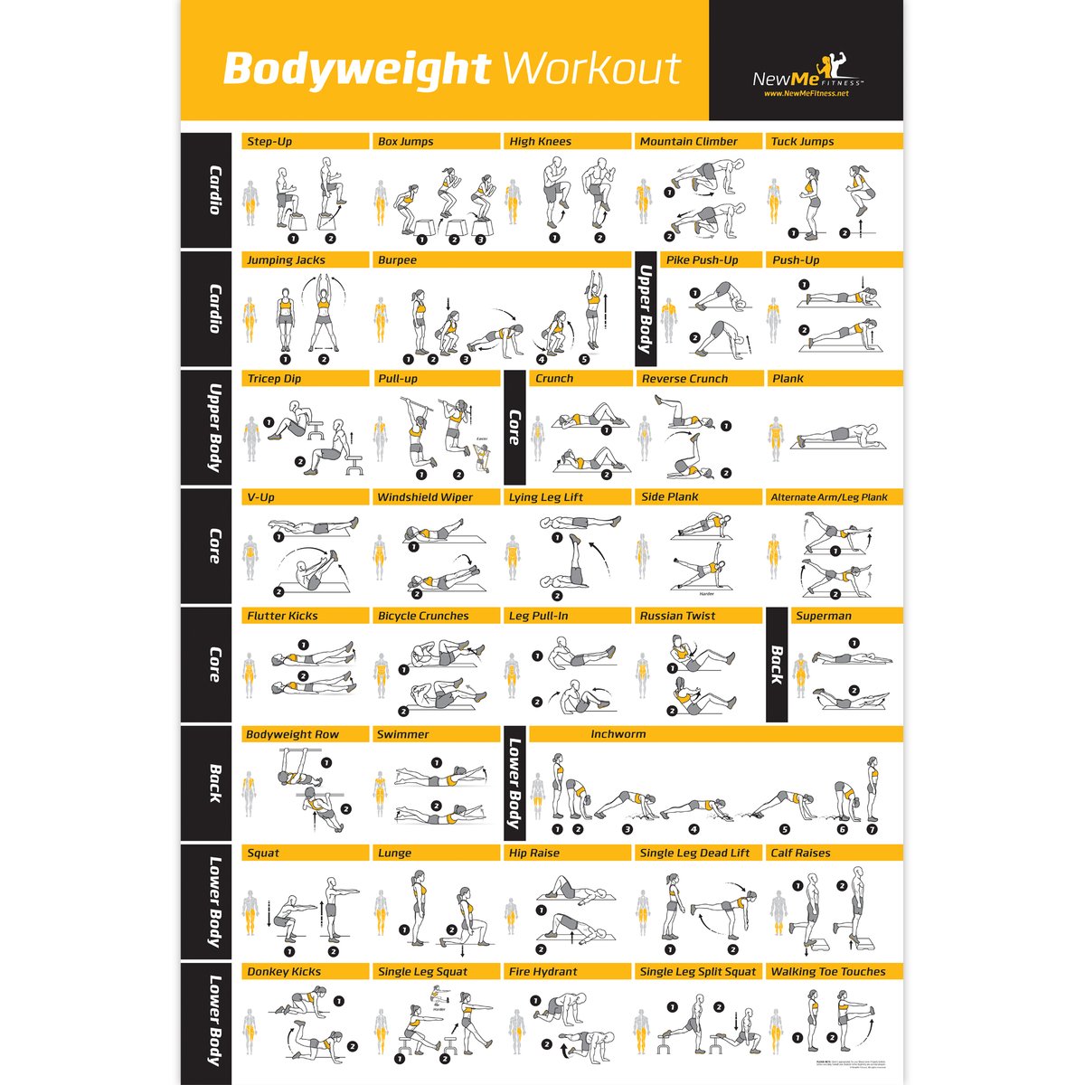 Latihan beban tubuh Panduan Bi - Home Gym Guide ulasan dan harga