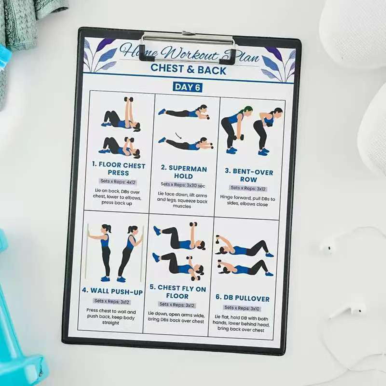 6 Buah Poster Latihan Peregang - Home Gym Guide ulasan dan harga