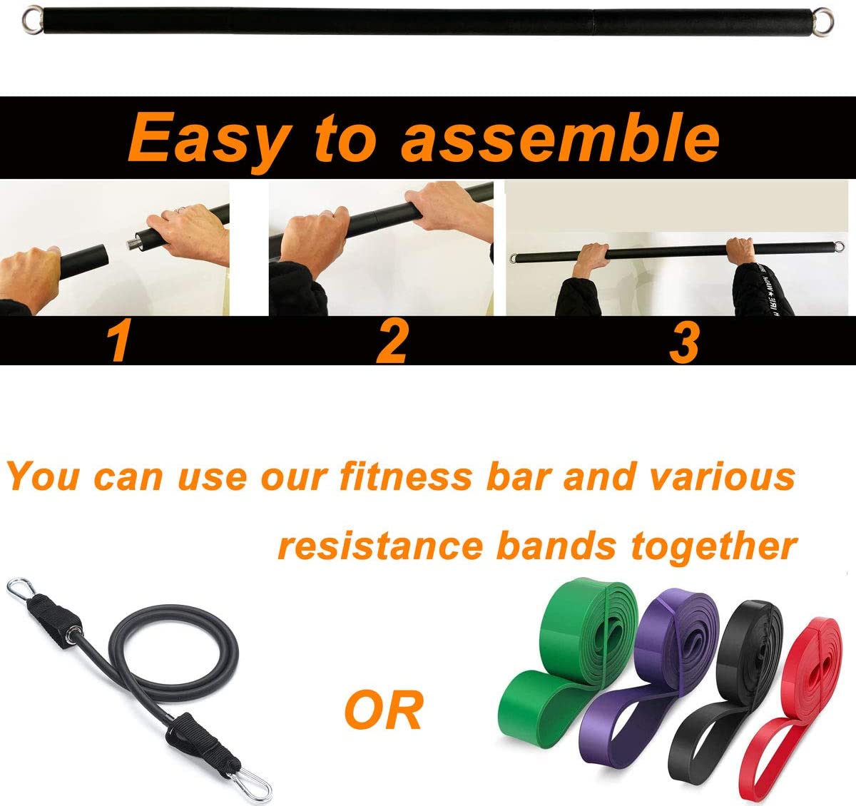 150lb Gelang Elastis Tahan Ram - Home Gym Dumbbell Set ulasan dan harga
