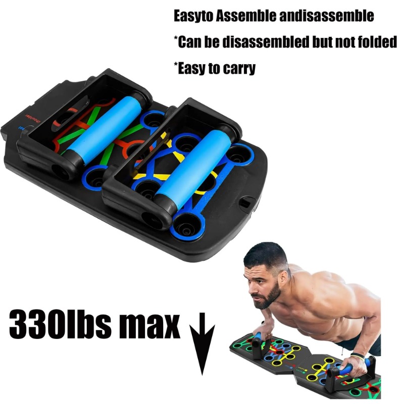 Papan Push Up Lipat dengan Tal - Home Gym Rig ulasan dan harga